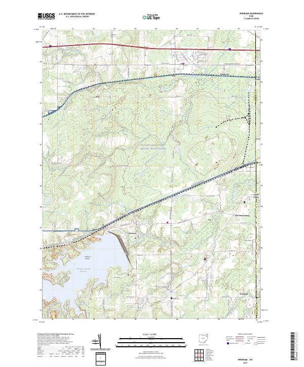 Windham, OH — USGS 7.5-minute topo (2023)