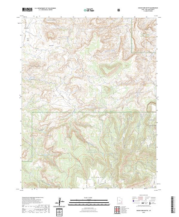 House Park Butte, UT — USGS 7.5-minute topo (2023)