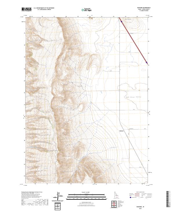 Idahome, ID — USGS 7.5-minute topo (2023)