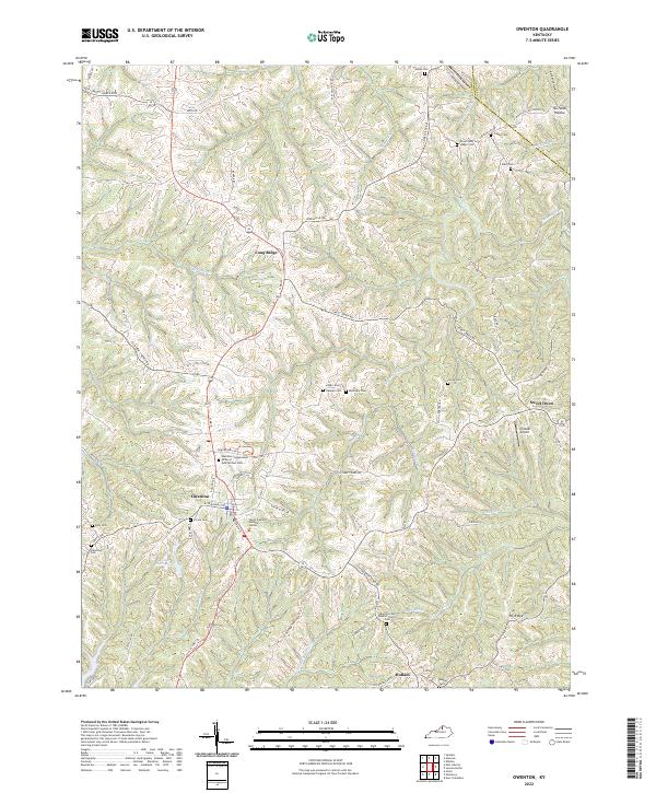 Owenton, KY — USGS 7.5-minute topo (2022)