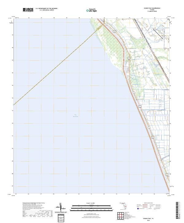 Chancy Bay, FL — USGS 7.5-minute topo (2024)