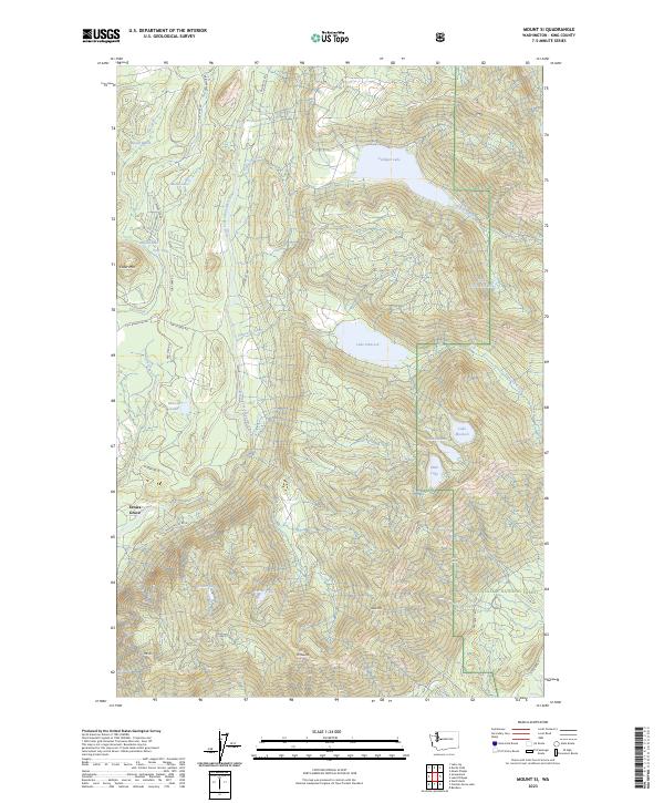 Mount Si, WA — USGS 7.5-minute topo (2023)