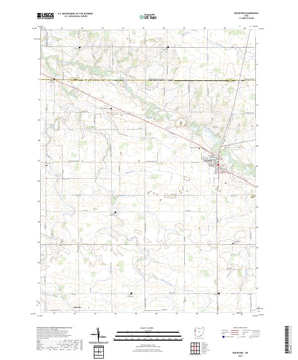 Rockford, OH — USGS 7.5-minute topo (2023)