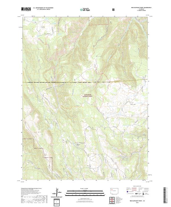 Red Elephant Point, CO — USGS 7.5-minute topo (2022)