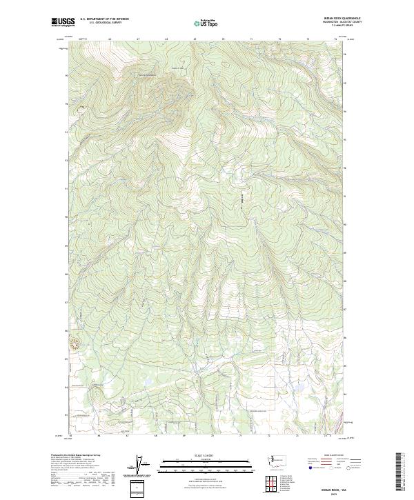 Indian Rock, WA — USGS 7.5-minute topo (2023)