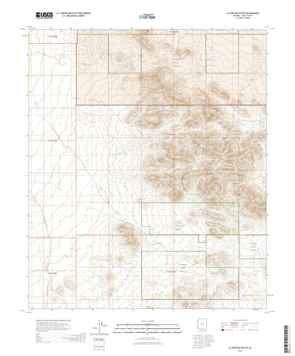 La Tortuga Butte, AZ — USGS 7.5-minute topo (2026)