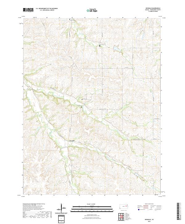 Hessdale, KS — USGS 7.5-minute topo (2022)