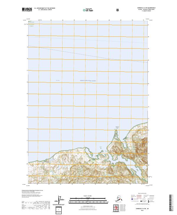 Cordova C-6 SW, AK — USGS 7.5-minute topo (2024)