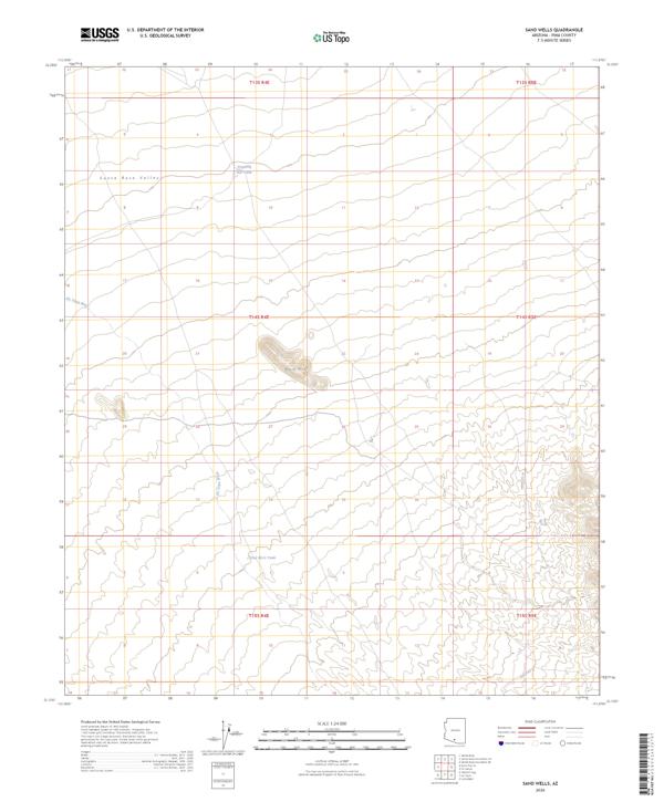 Sand Wells, AZ — USGS 7.5-minute topo (2026)