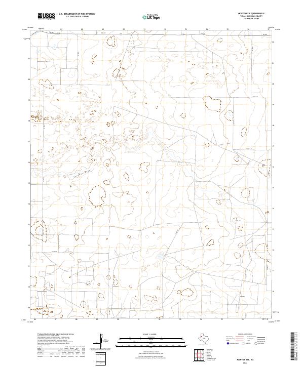 Morton SW, TX — USGS 7.5-minute topo (2022)