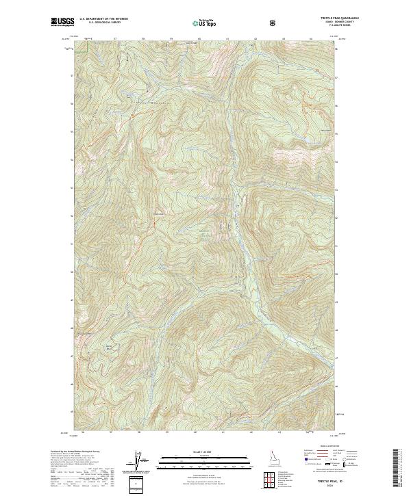 Trestle Peak, ID — USGS 7.5-minute topo (2024)