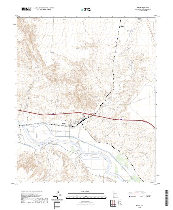 Rincon, NM — USGS 7.5-minute topo (2023)