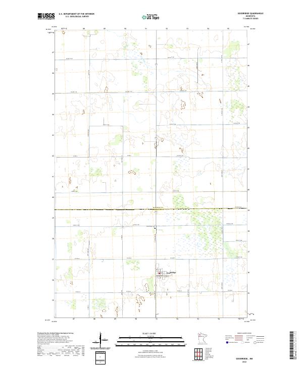 Goodridge, MN — USGS 7.5-minute topo (2022)