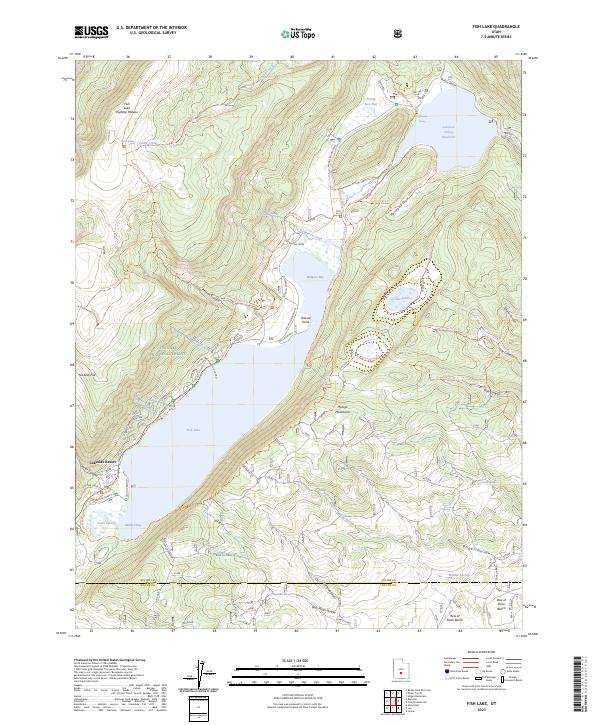 Fish Lake, UT — USGS 7.5-minute topo (2023)