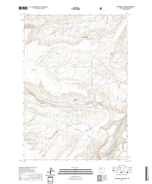Seekseequa Junction, OR — USGS 7.5-minute topo (2024)