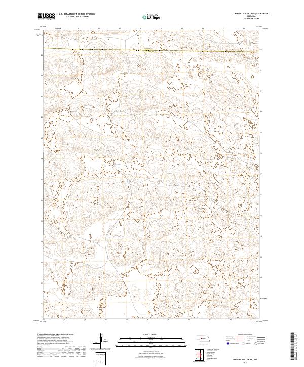 Wright Valley NE, NE — USGS 7.5-minute topo (2021)