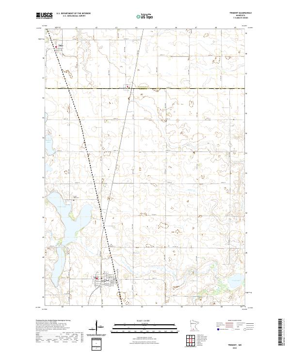 Trimont, MN — USGS 7.5-minute topo (2022)