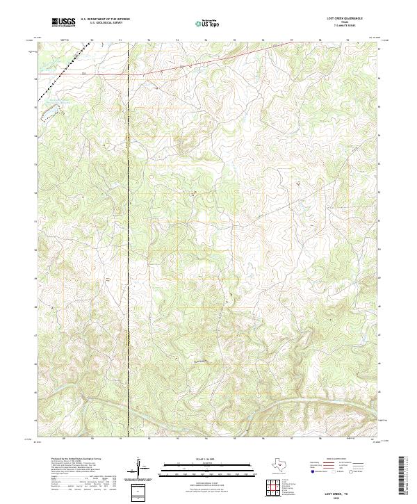 Lost Creek, TX — USGS 7.5-minute topo (2022)