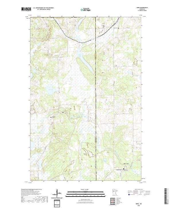 Ebro, MN — USGS 7.5-minute topo (2022)