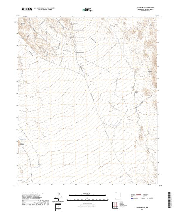 Cienega Ranch, NM — USGS 7.5-minute topo (2023)