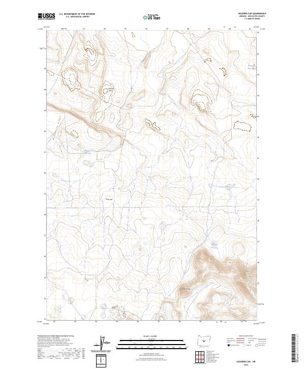Soldiers Cap, OR — USGS 7.5-minute topo (2024)
