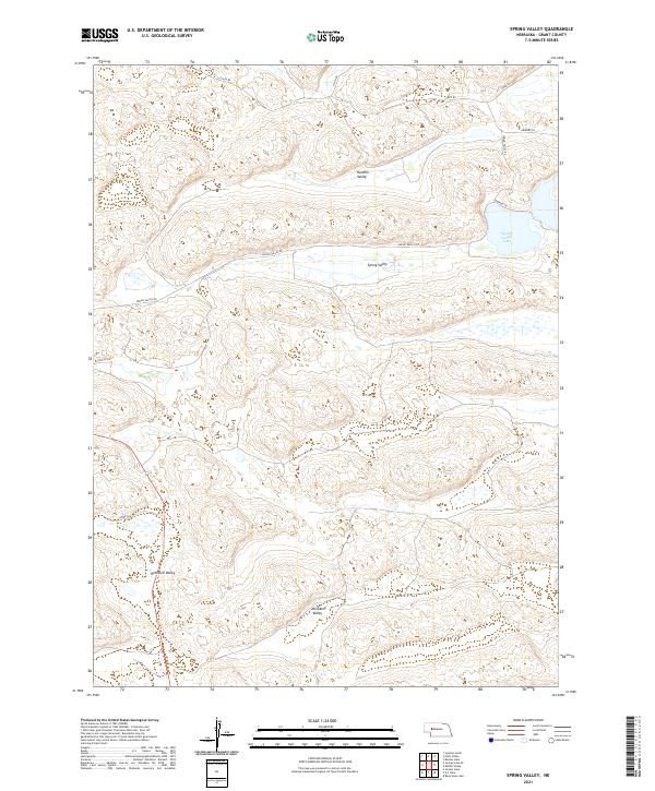 Spring Valley, NE — USGS 7.5-minute topo (2021)