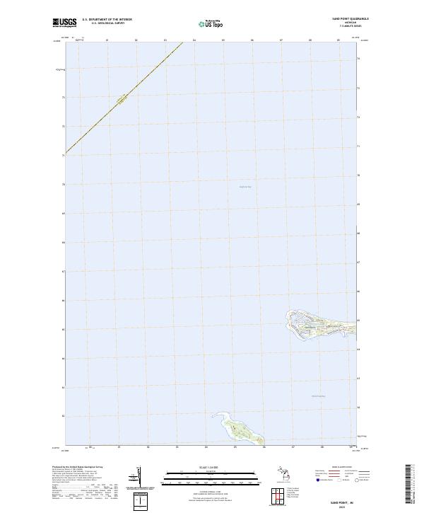 Sand Point, MI — USGS 7.5-minute topo (2023)