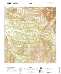Iditarod D-3 SE, AK — USGS 7.5-minute topo (2019)