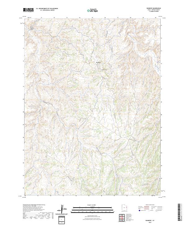 Rainbow, UT — USGS 7.5-minute topo (2023)