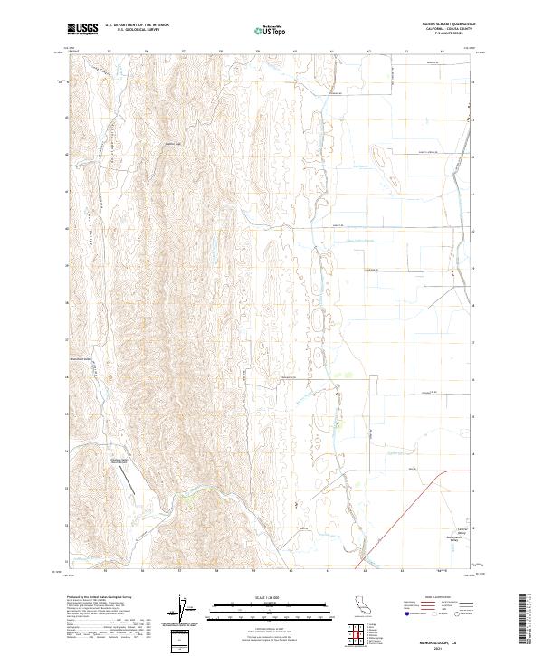 Manor Slough, CA — USGS 7.5-minute topo (2021)