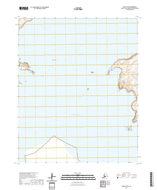 Adak B-6 NE, AK — USGS 7.5-minute topo (2021)