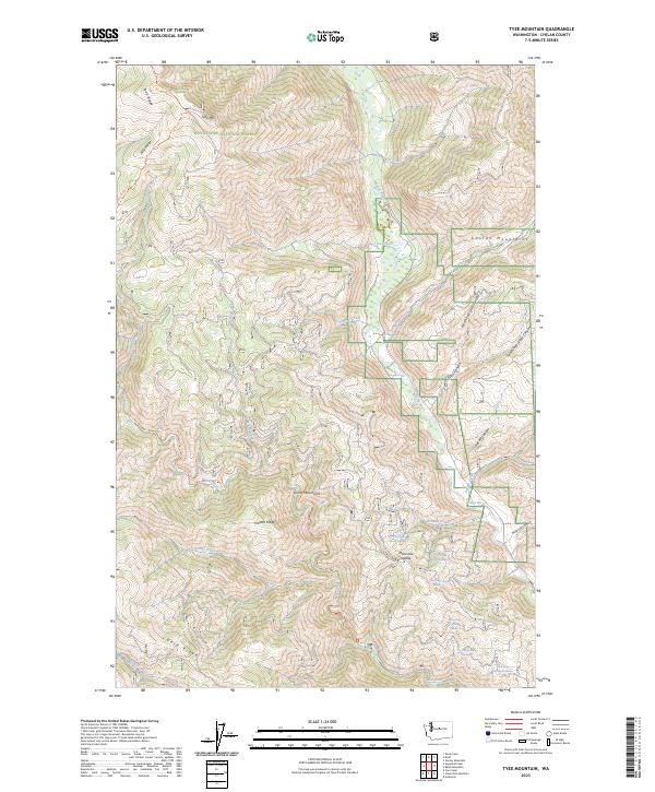 Tyee Mountain, WA — USGS 7.5-minute topo (2023)