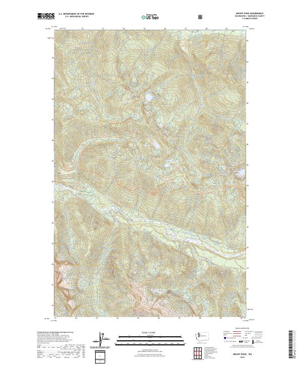 Mount Pugh, WA — USGS 7.5-minute topo (2023)
