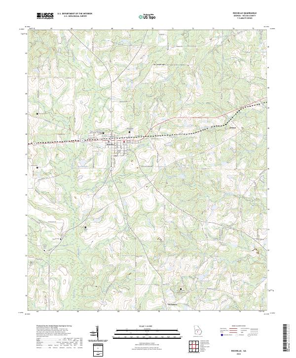 Rochelle, GA — USGS 7.5-minute topo (2024)