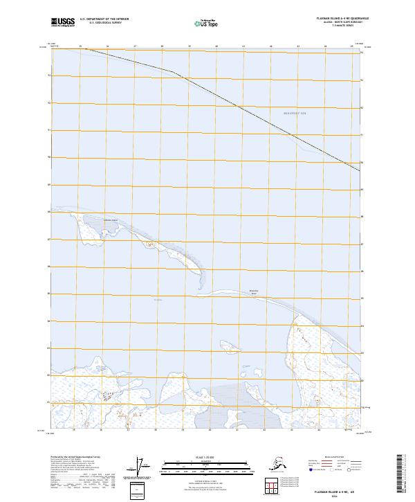 Flaxman Island A-4 NE, AK — USGS 7.5-minute topo (2024)