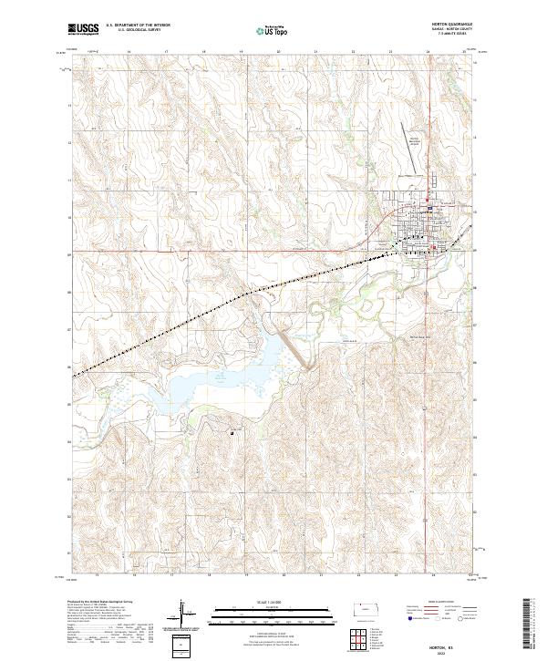 Norton, KS — USGS 7.5-minute topo (2022)