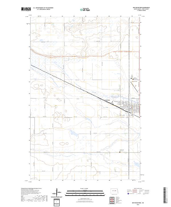New Rockford, ND — USGS 7.5-minute topo (2024)