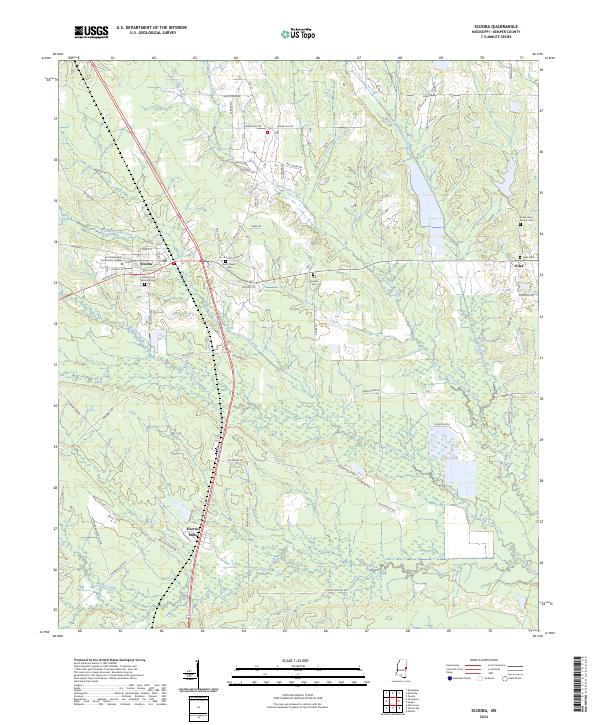 Scooba, MS — USGS 7.5-minute topo (2024)