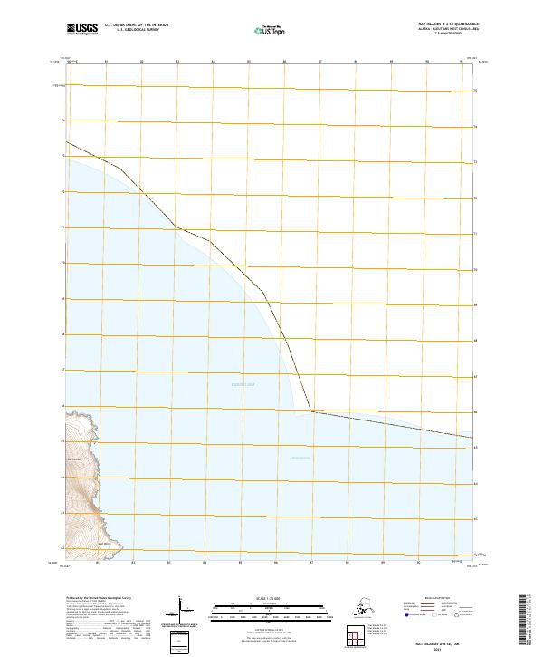 Rat Islands D-6 SE, AK — USGS 7.5-minute topo (2021)