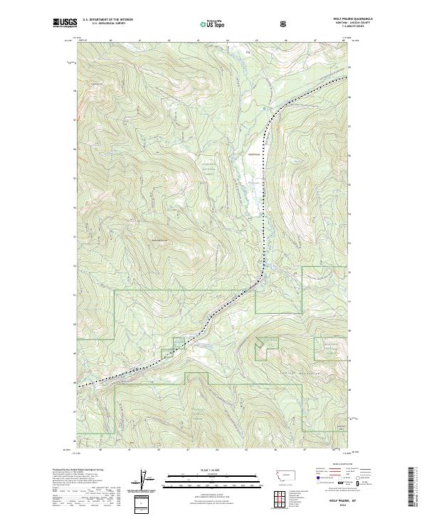 Wolf Prairie, MT — USGS 7.5-minute topo (2024)