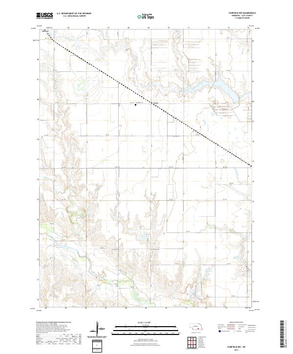 Fairfield NW, NE — USGS 7.5-minute topo (2021)