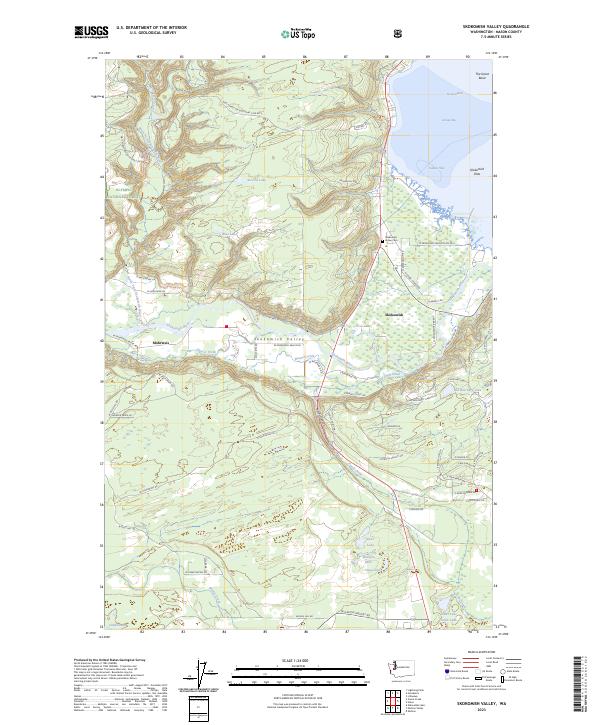 Skokomish Valley, WA — USGS 7.5-minute topo (2023)