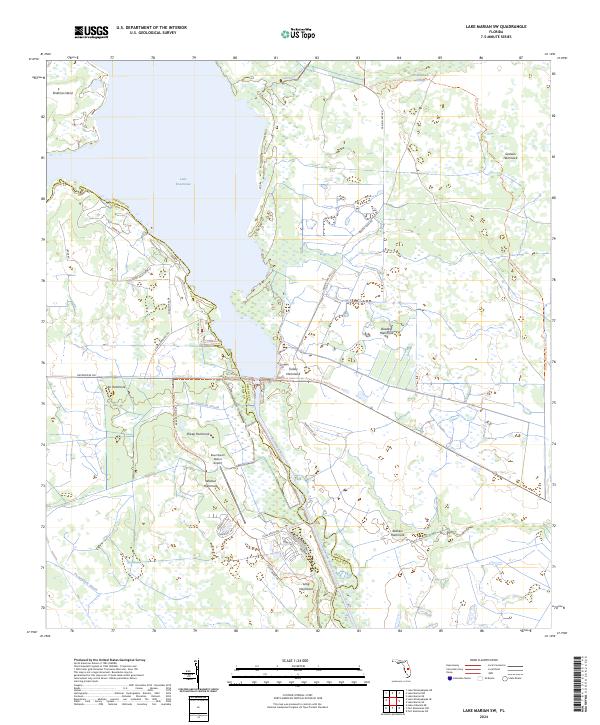Lake Marian SW, FL — USGS 7.5-minute topo (2024)