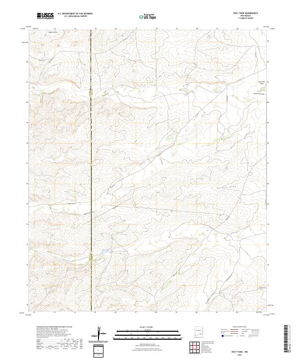 Holt Tank, NM — USGS 7.5-minute topo (2023)