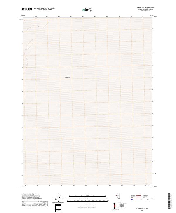 Carson Sink SE, NV — USGS 7.5-minute topo (2021)