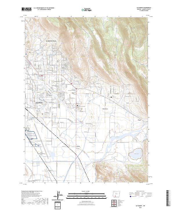 Altamont, OR — USGS 7.5-minute topo (2024)