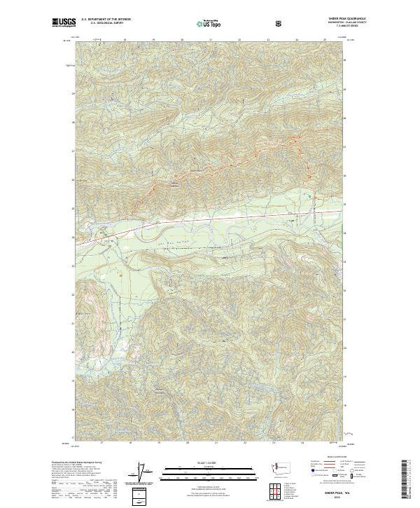 Snider Peak, WA — USGS 7.5-minute topo (2023)