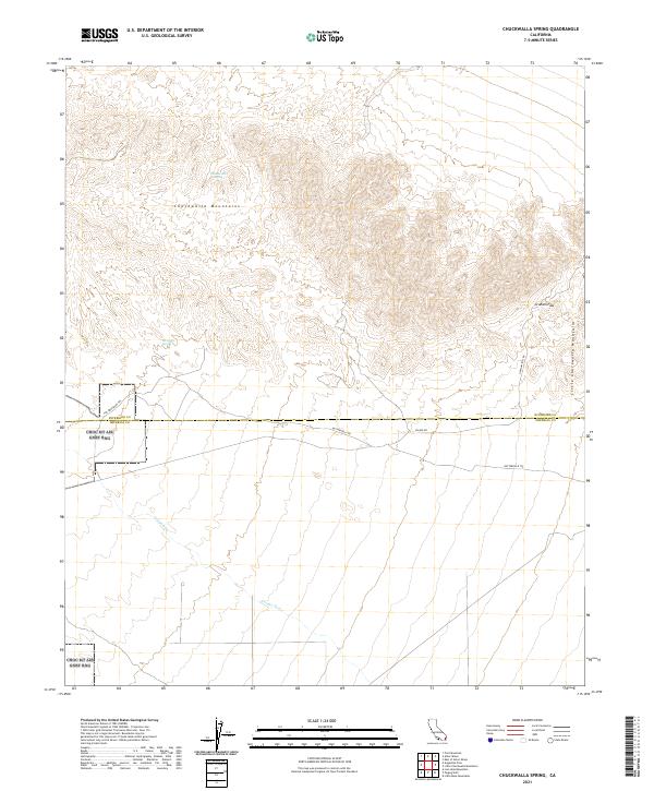 Chuckwalla Spring, CA — USGS 7.5-minute topo (2021)