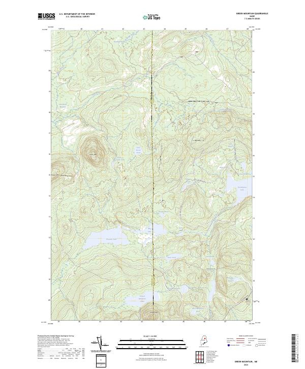 Green Mountain, ME — USGS 7.5-minute topo (2024)