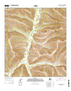 Tanacross B-2 SE, AK — USGS 7.5-minute topo (2015)